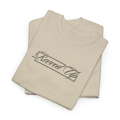 Revved Up Cursive Logo Tee