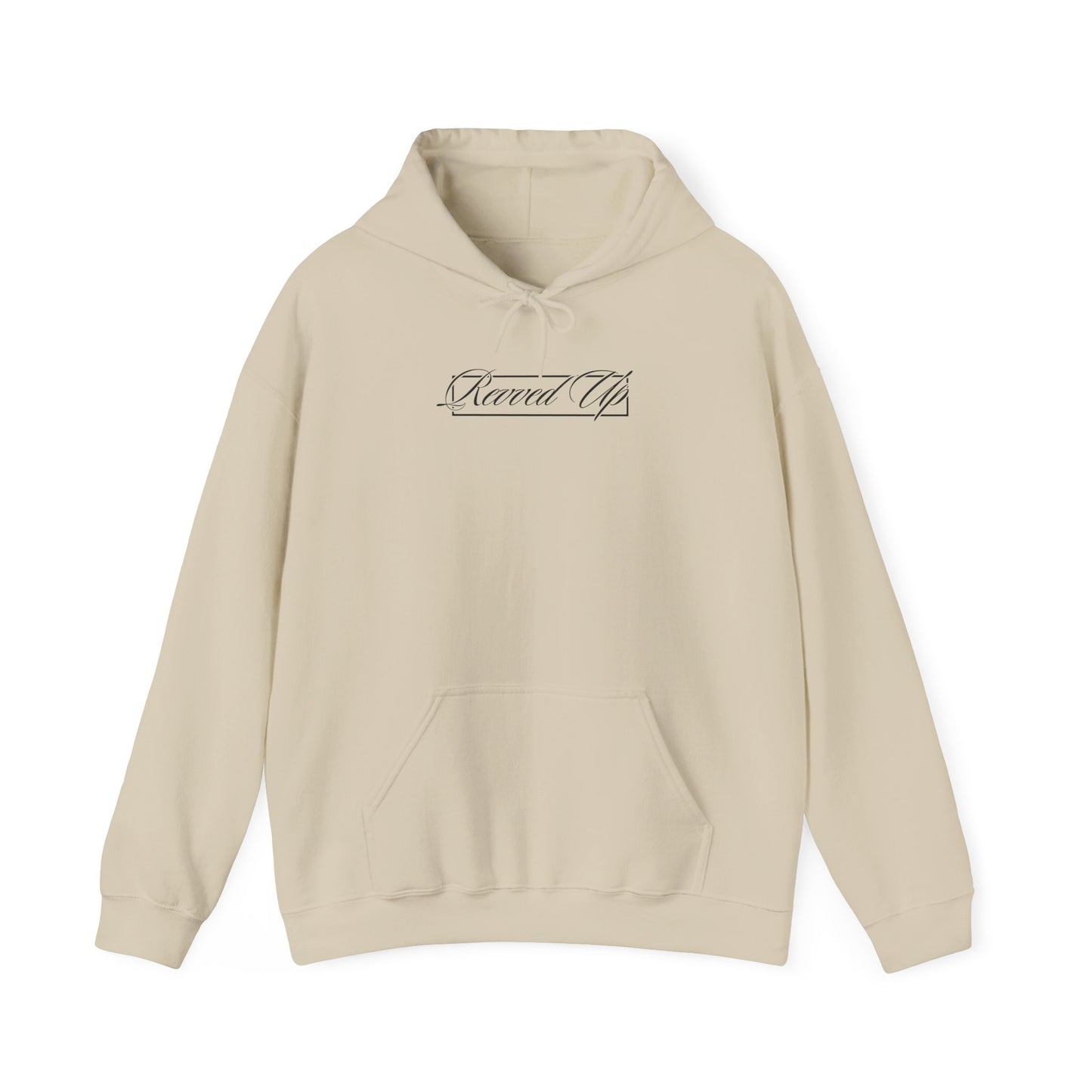 Revved Up Cursive Logo Hoodie