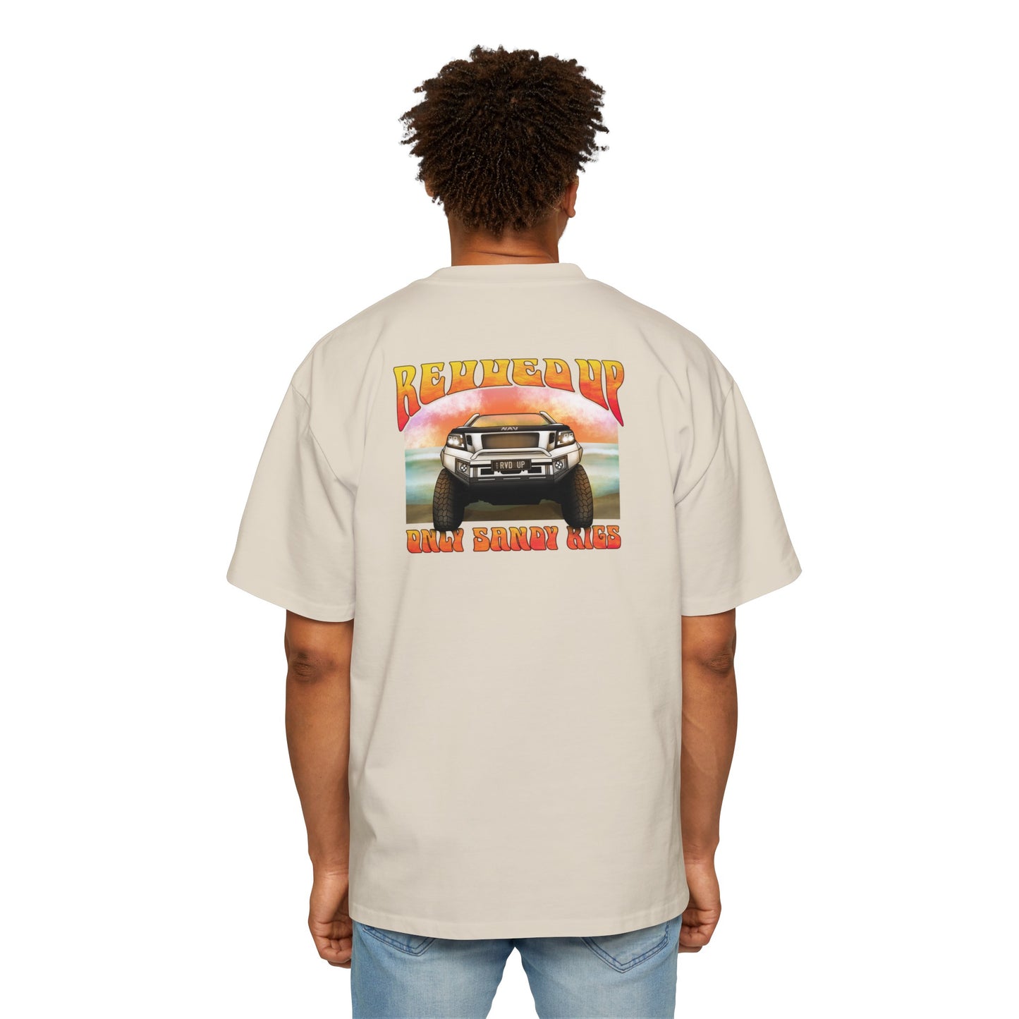 Sandy Nav Heavy Oversized Tee