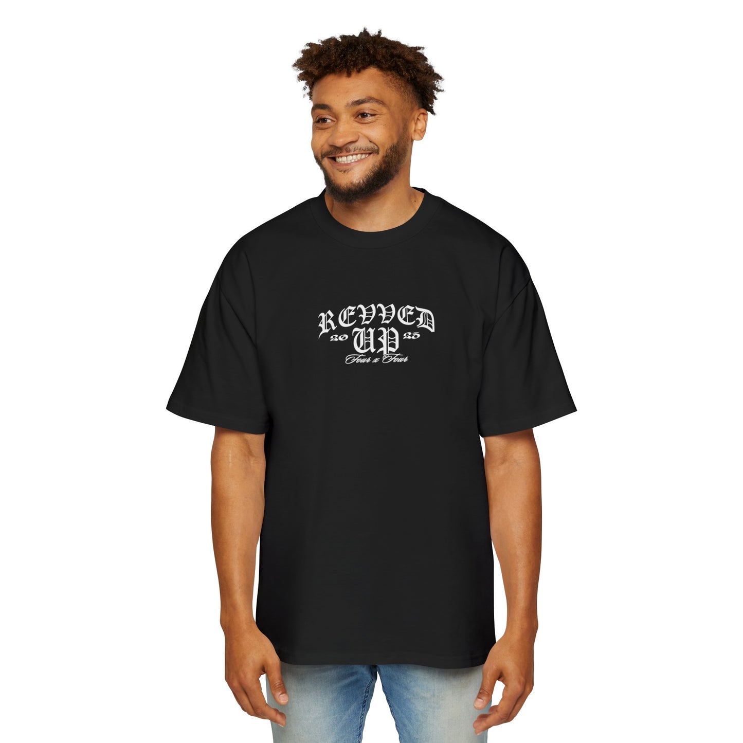 Revved Up Logo Oversized Tee